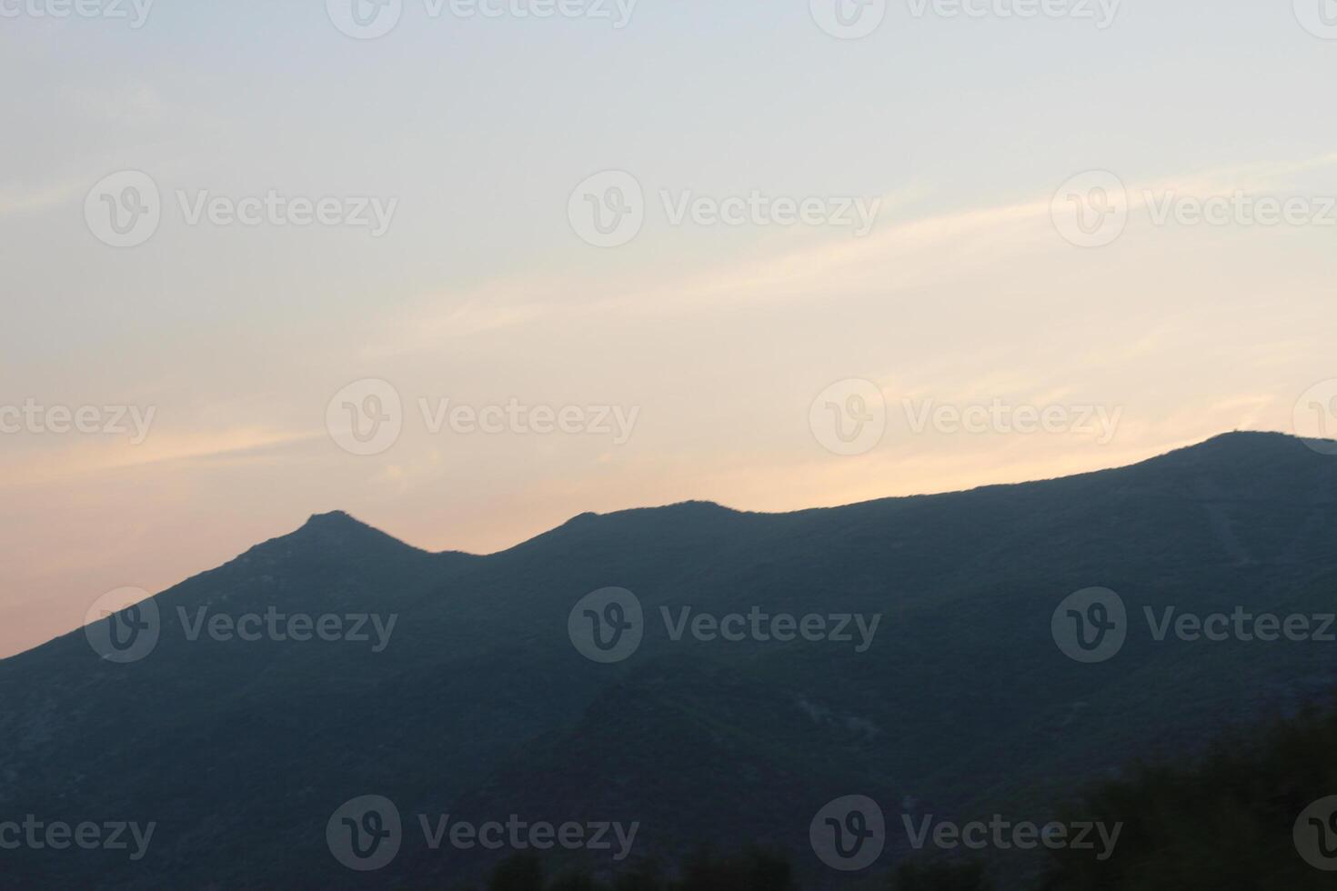 The sky is cloudy photo