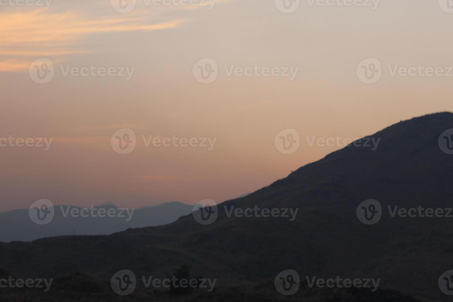 The sky is pink photo