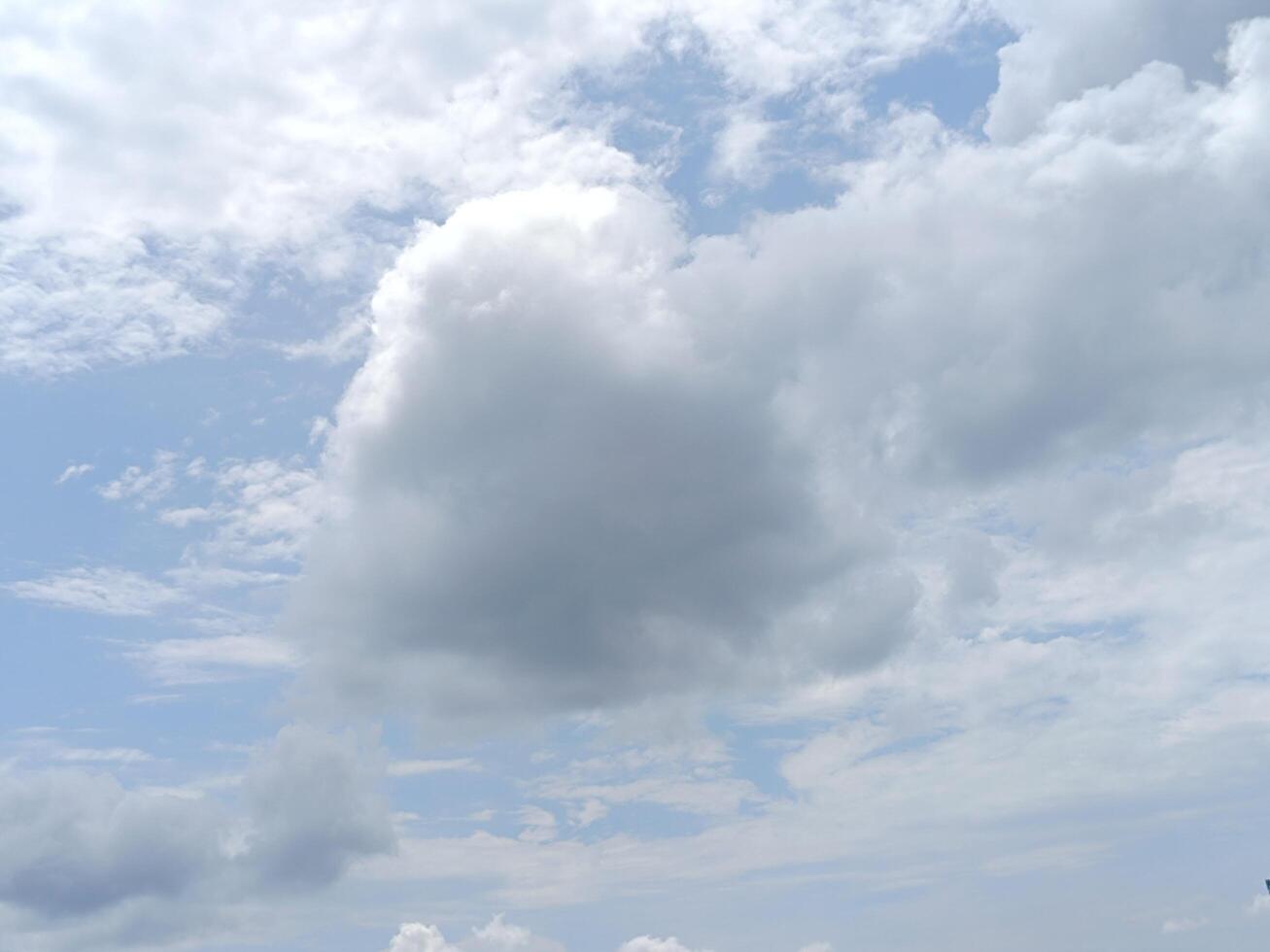 Pictute of blue sky scenery. photo