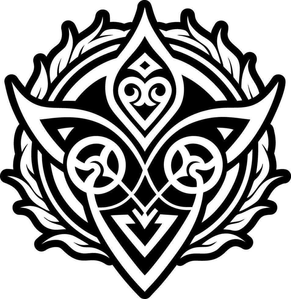 Evolve tattoo icon in glyph style vector