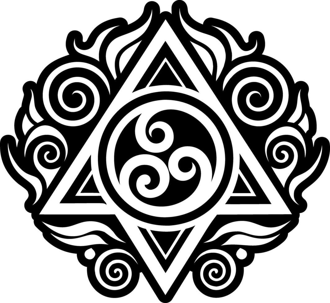 A solid style icon of air symbol vector