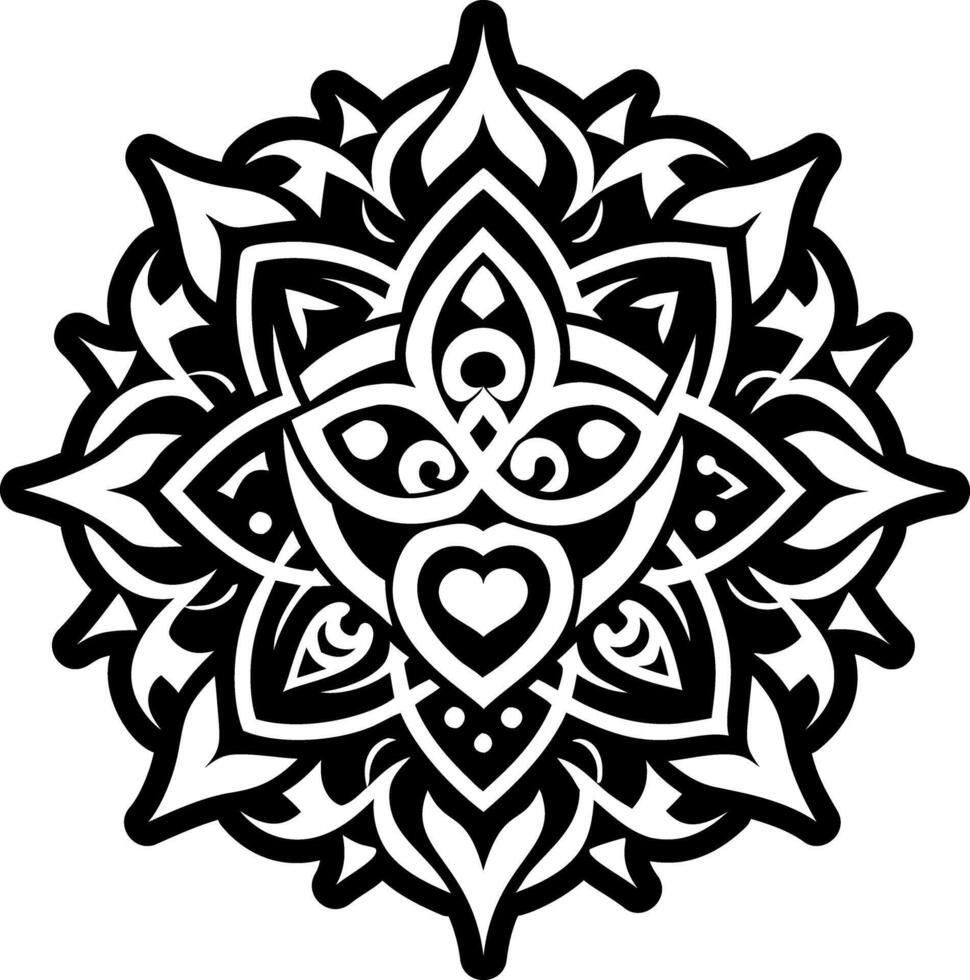 Spell tattoo icon in solid style vector