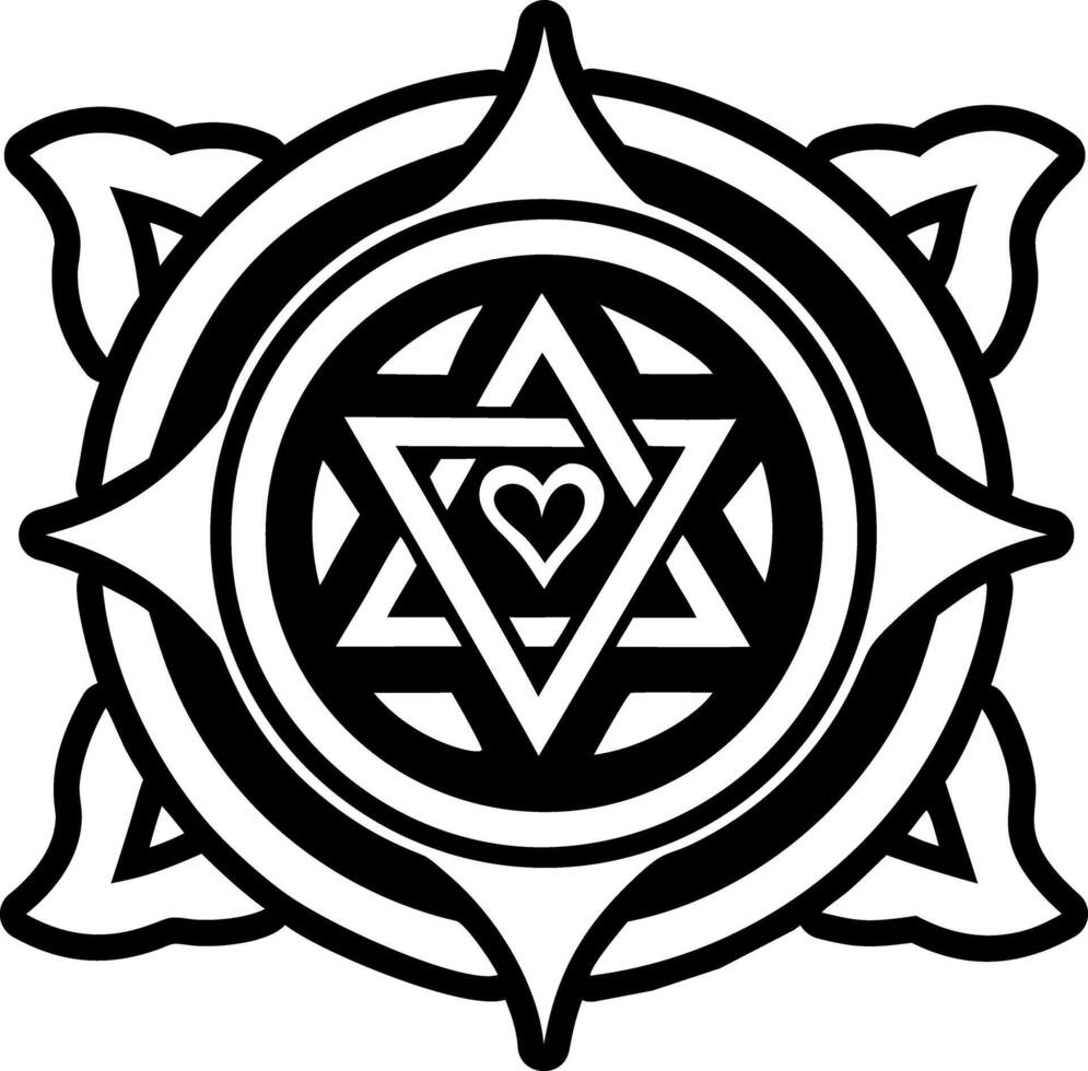 Binding spell icon in filled style vector