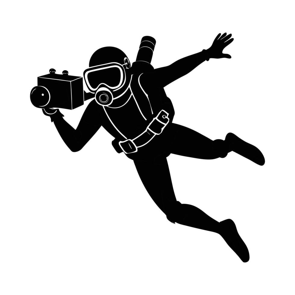 Scuba Diver Underwate vector