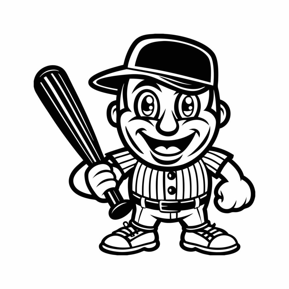 Funny Baseball Vectors