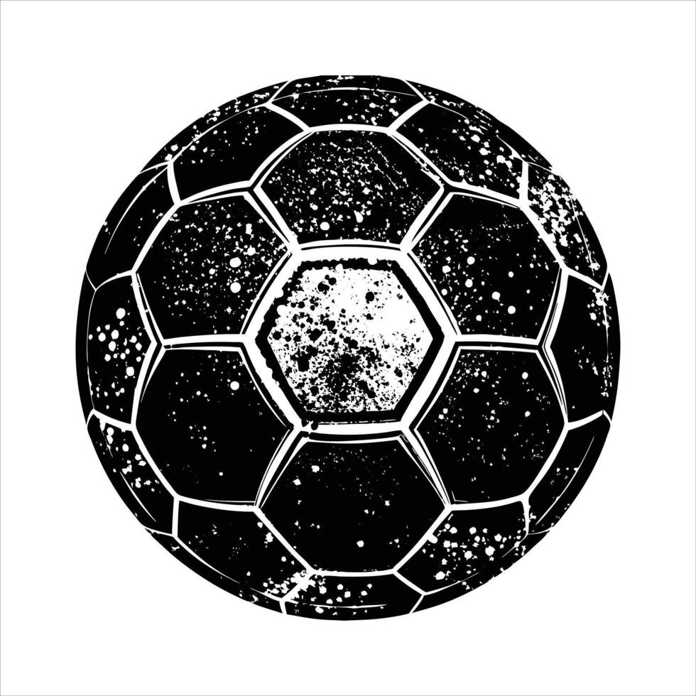 Grunge Soccer Ball Vectors
