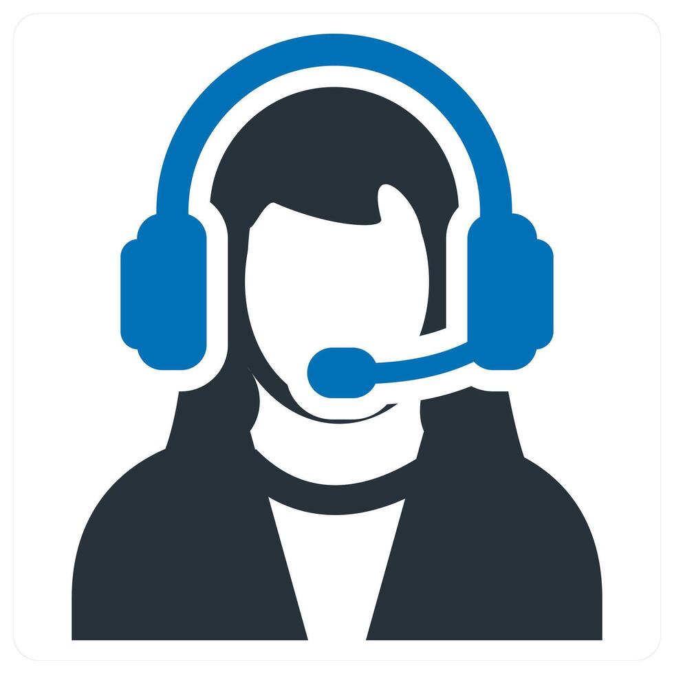 Customer support icon concept vector