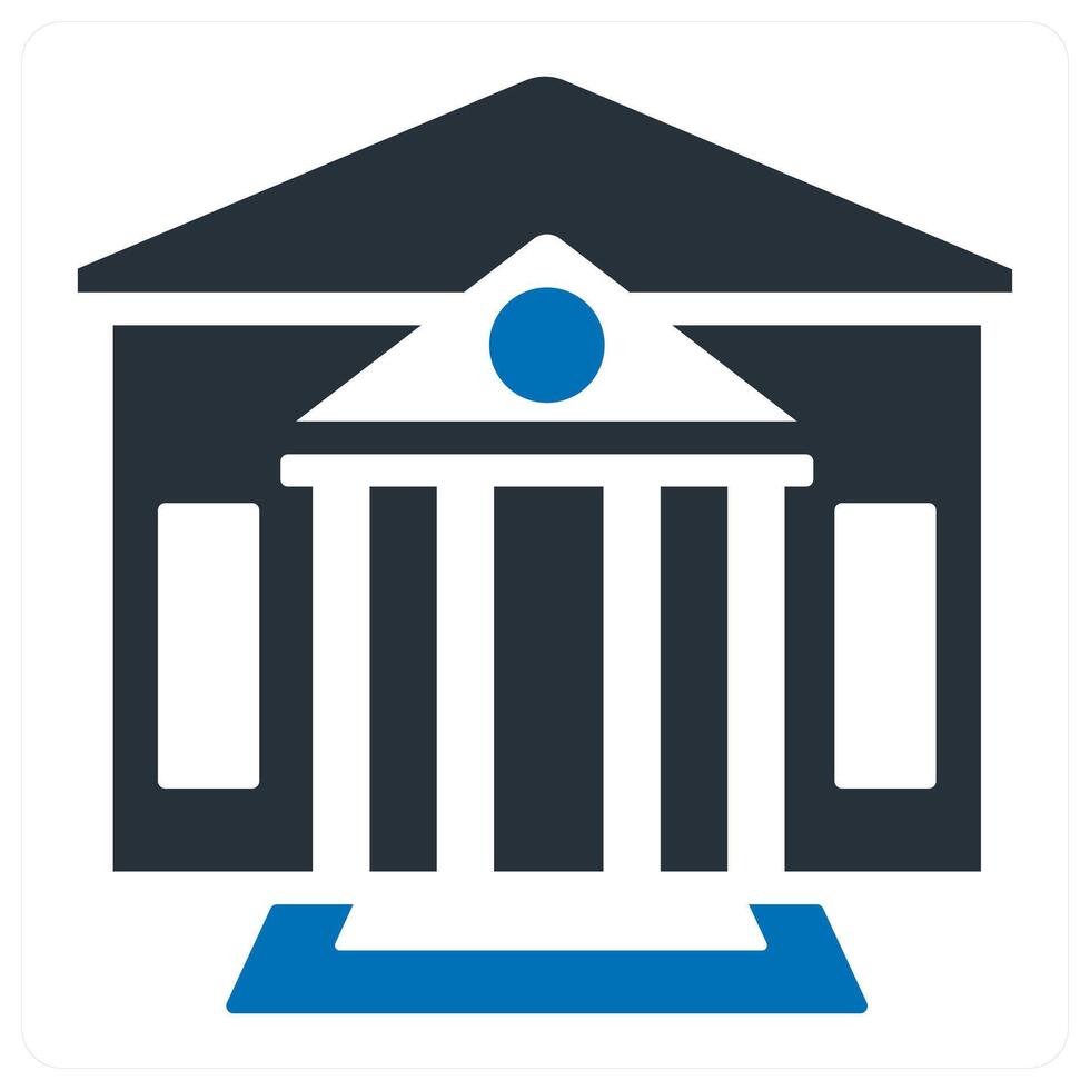 Bank icon concept vector