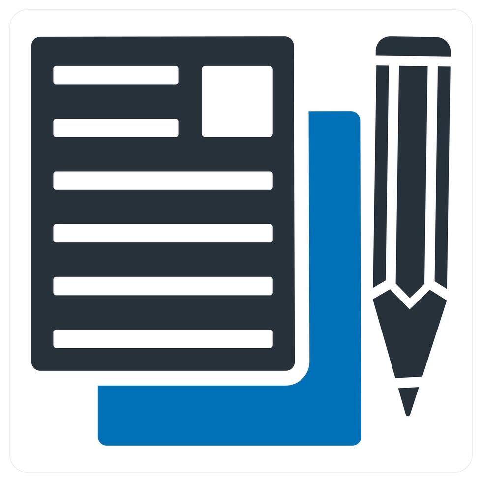 User Details icon concept in blue filled vector