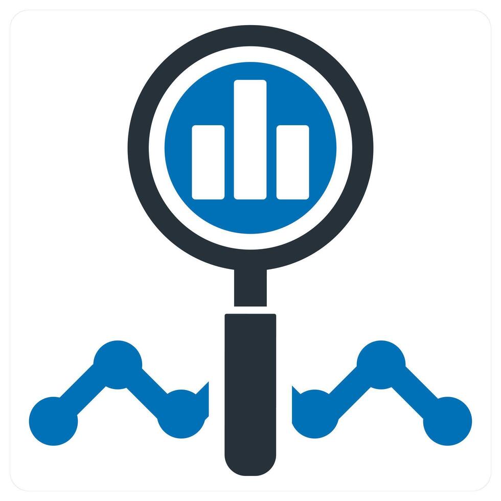Search Analytics icon concept vector