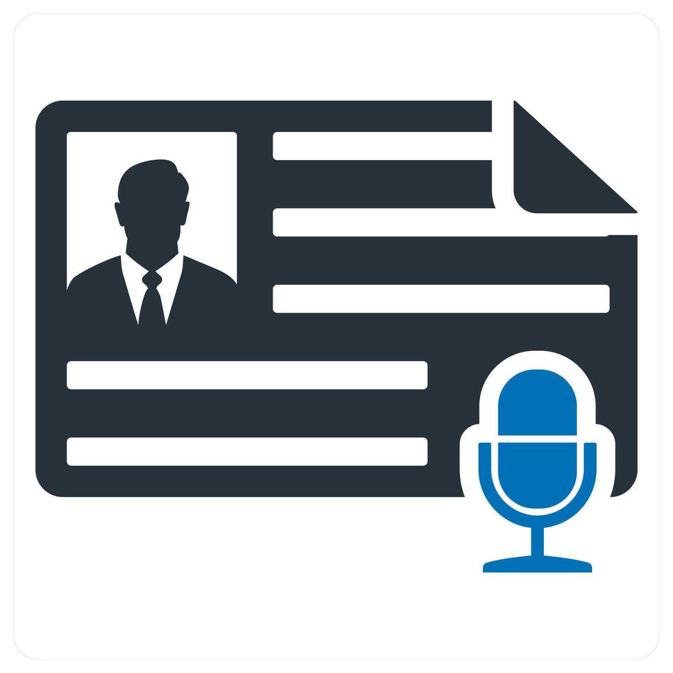 Identification Card icon concept vector