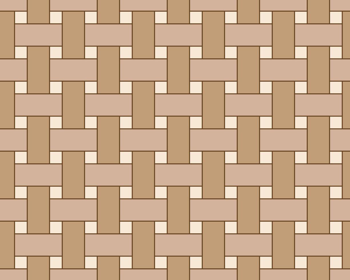 Rattan seamless pattern. Texture of the weave. Flat vector