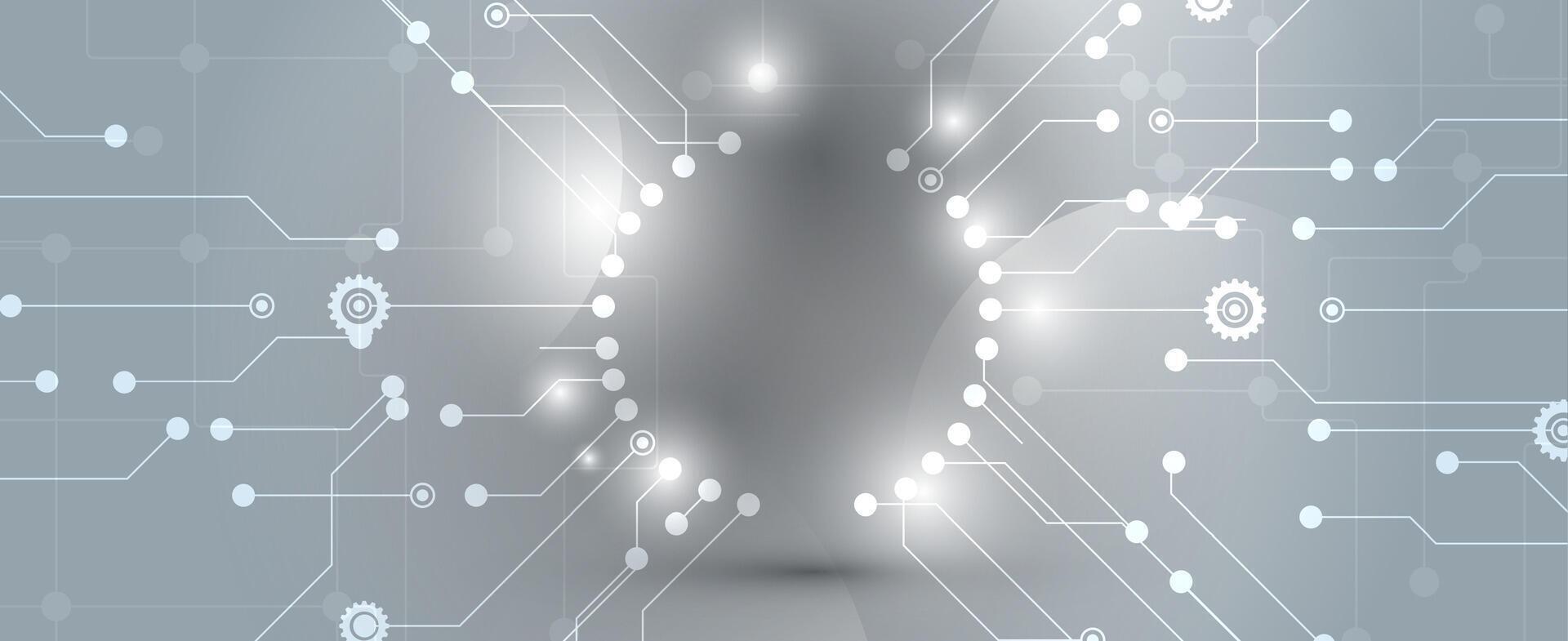 The intersection of simplicity and technology background vector