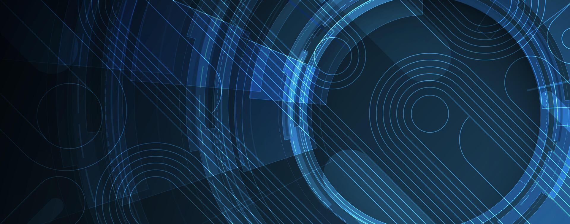The intersection of simplicity and tech. Abstract technology background vector