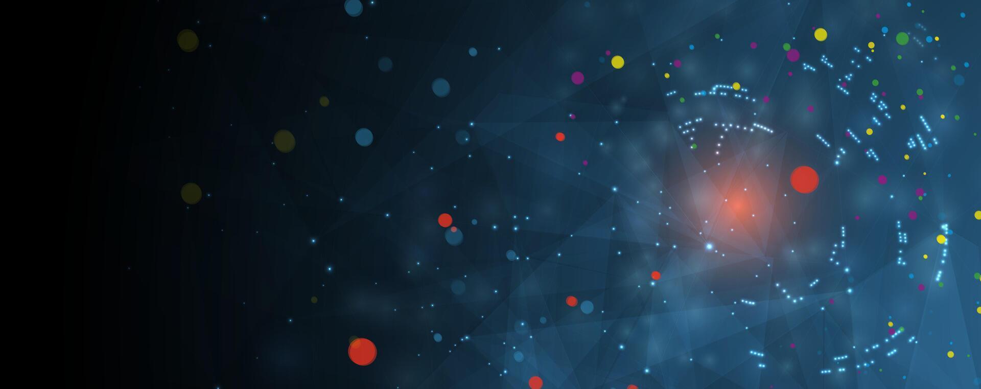 Abstract technology background forms shaping minimal tech concept vector