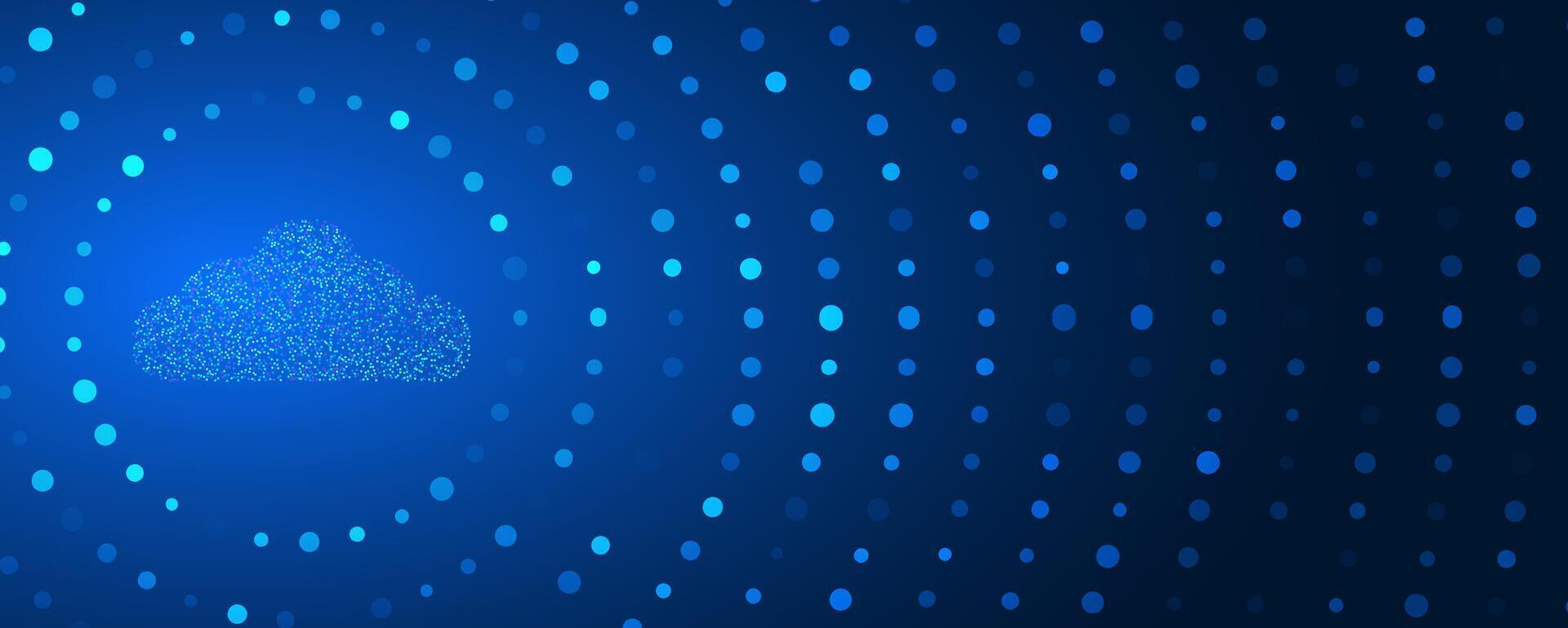Bridging the gap between data and accessibility through cloud technology vector