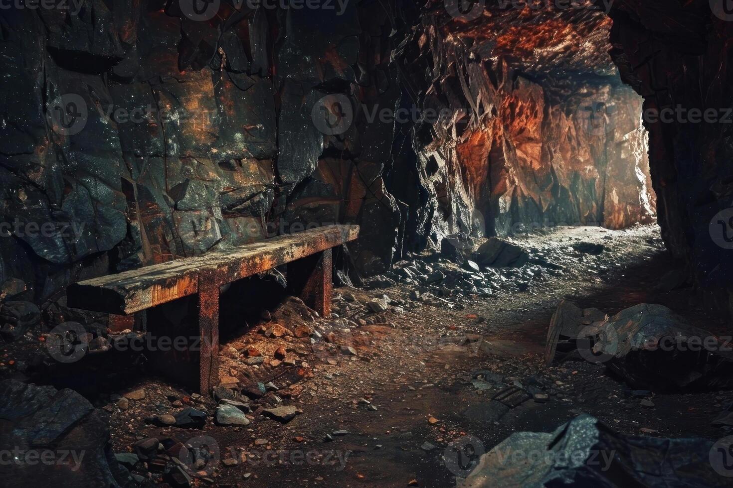 Explore an ancient cave scene brimming with rustic charm and mysterious allure on screen photo