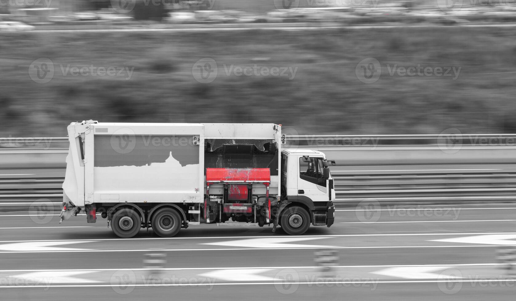 car, truck, white, vehicle, road, highway, panning, technology, automot photo