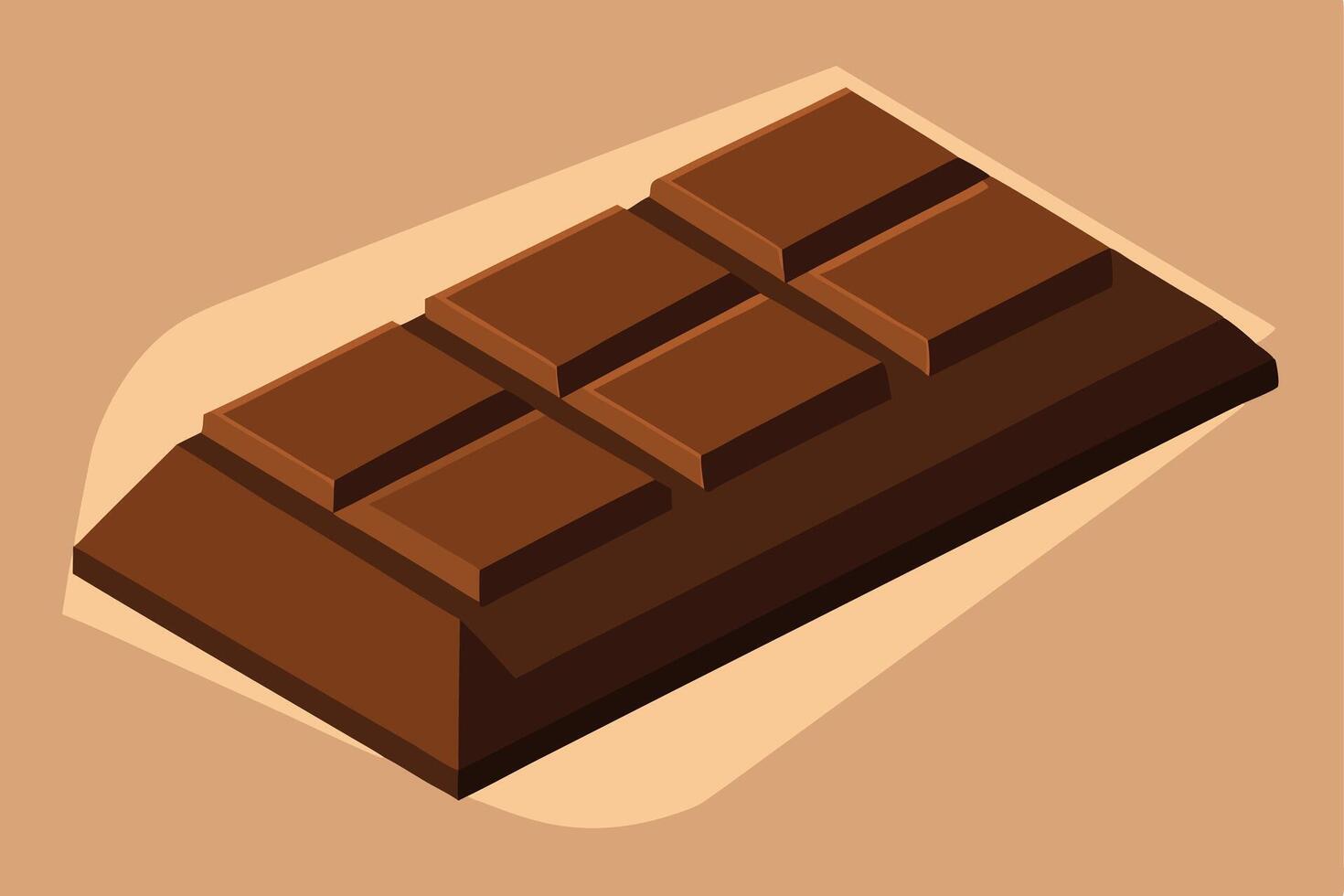 Isometric Chocolate Bar Illustration vector