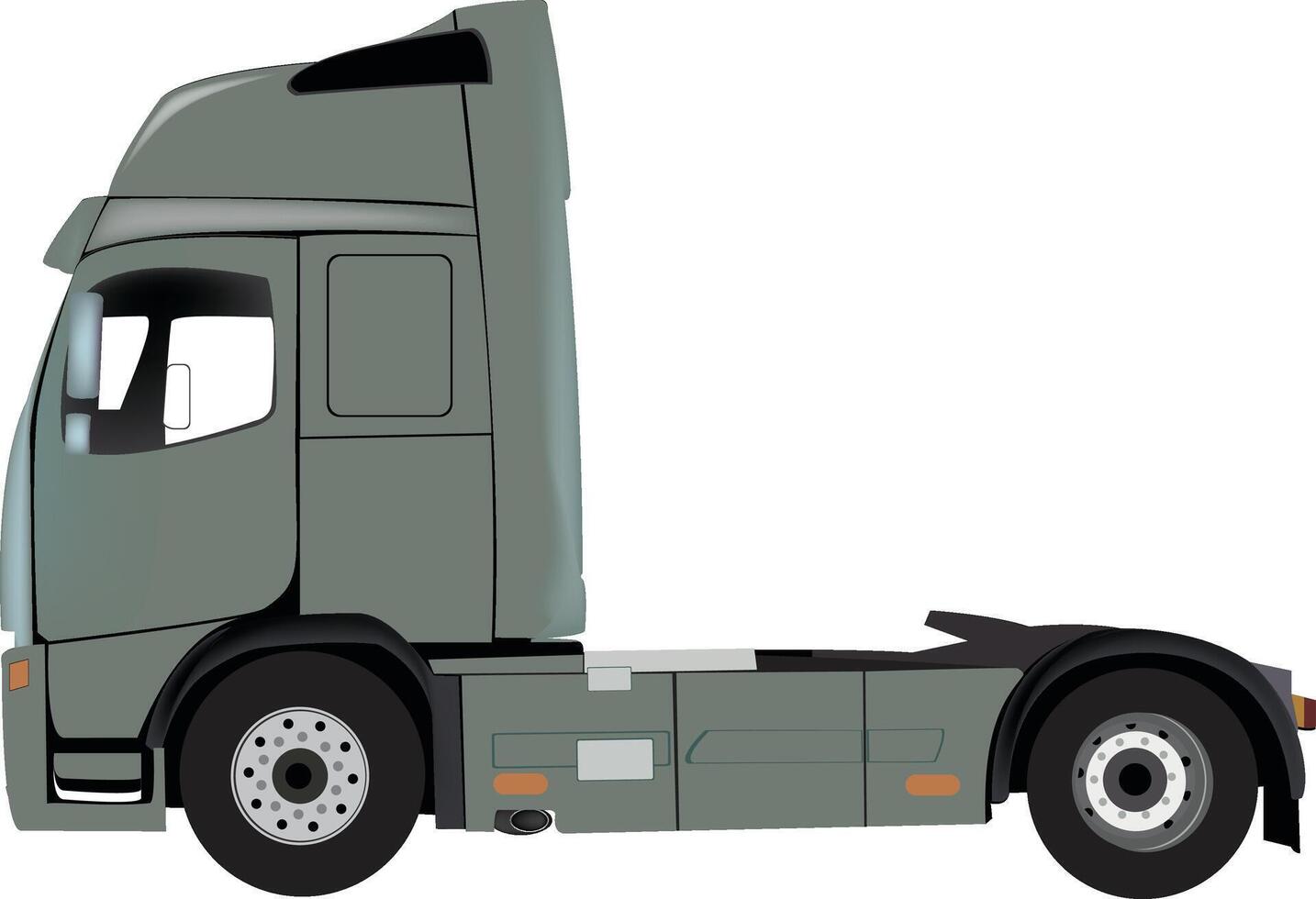 A truck is shown in this illustration vector