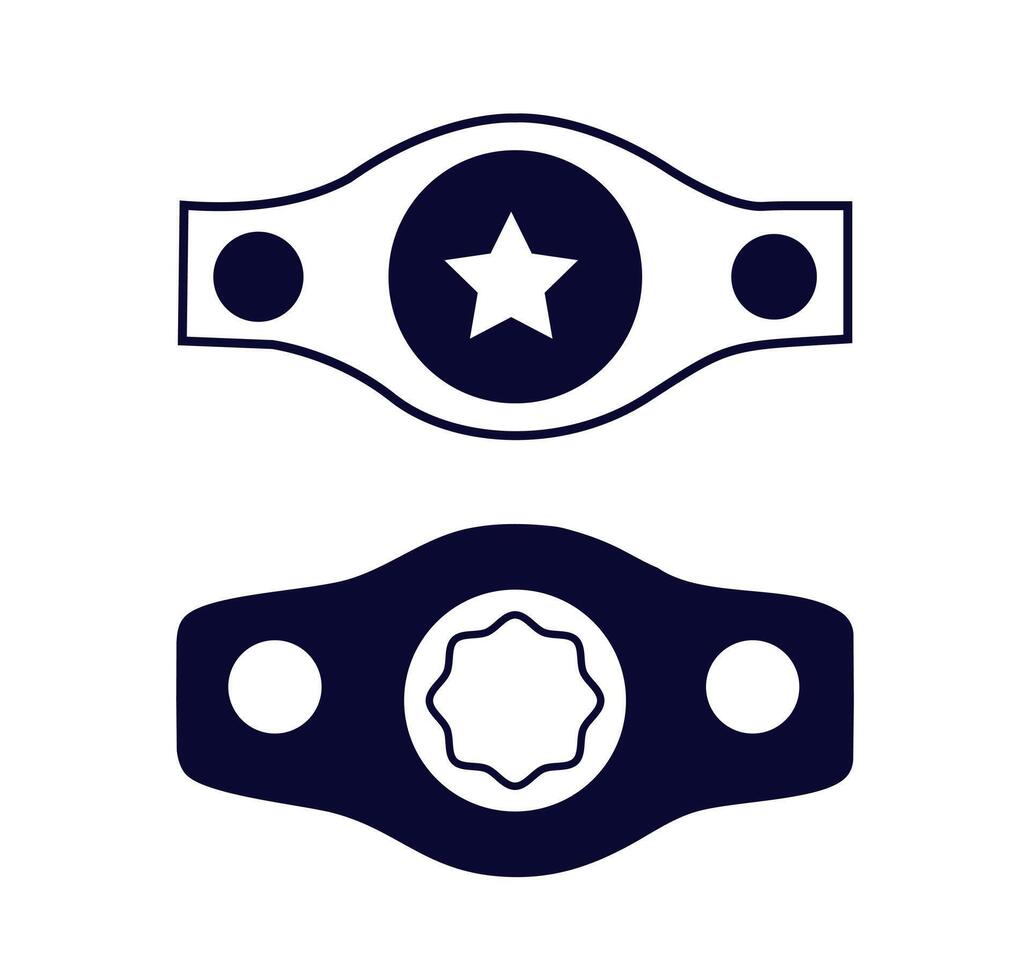 Boxing Award Clip Art Collection, Boxing Award Sport Isolated Equipment, Boxer Drawing Abstract Boxing Award Outline Icon Symbol Outline vector