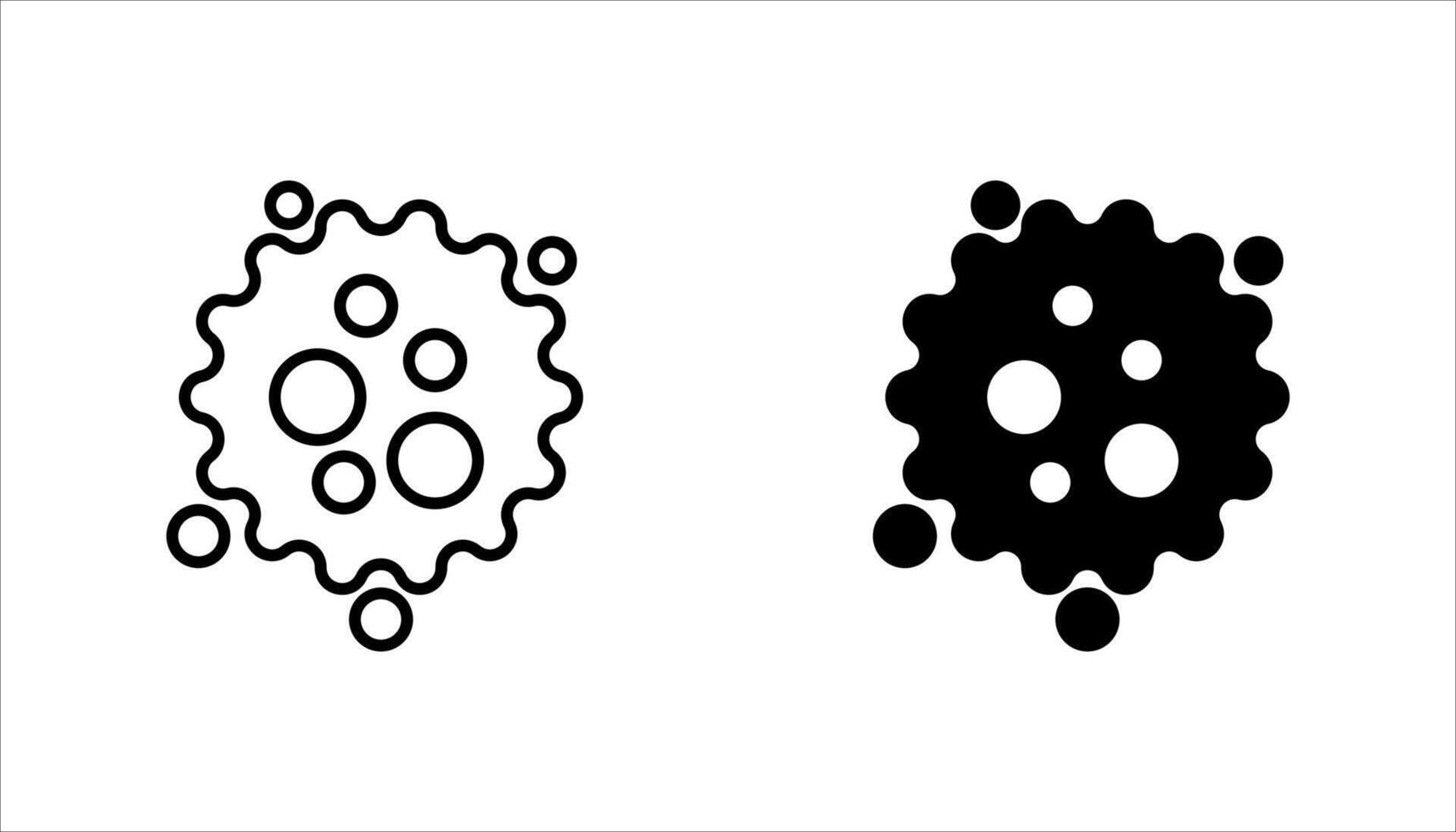 cancer set icon vector