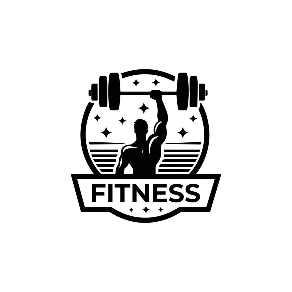 logo for a fitness center vector