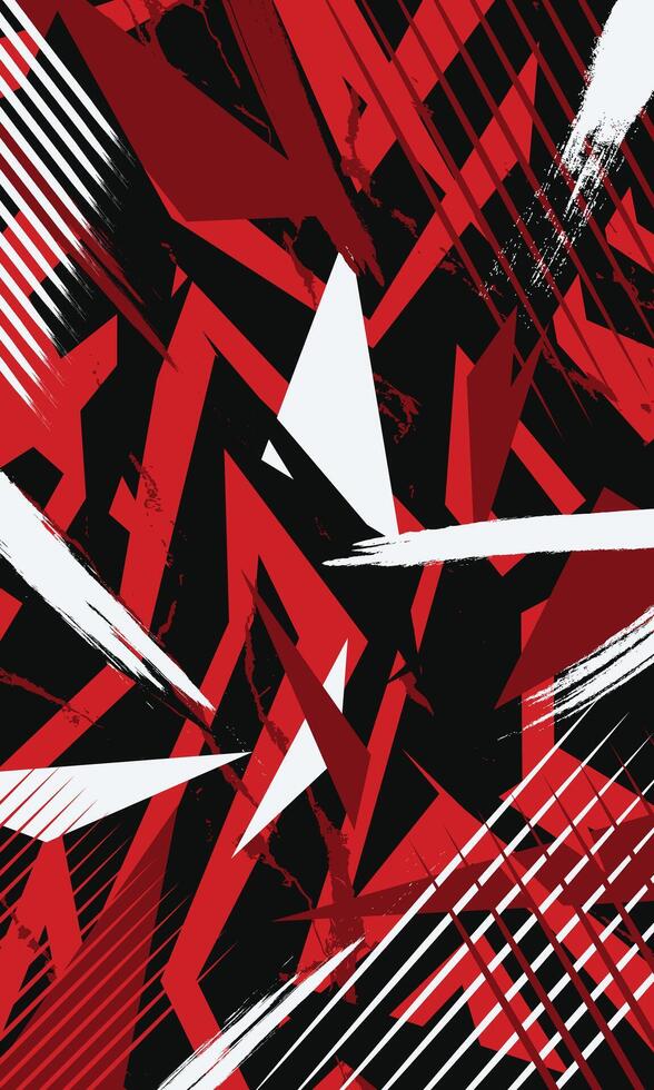 Abstract geometric pattern background grunge style for sublimation jersey vector