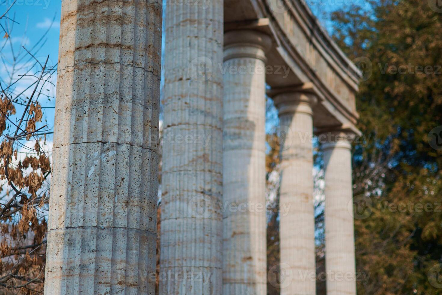 Amphitheater in Dilijan, Armenia in an autumn 10 photo