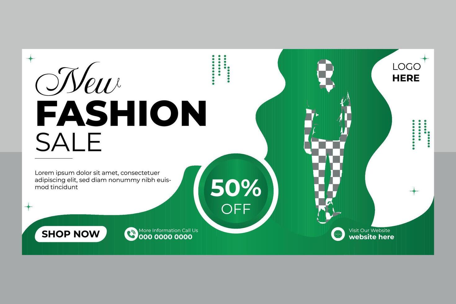 Creative And Modern Billboard Design Template vector