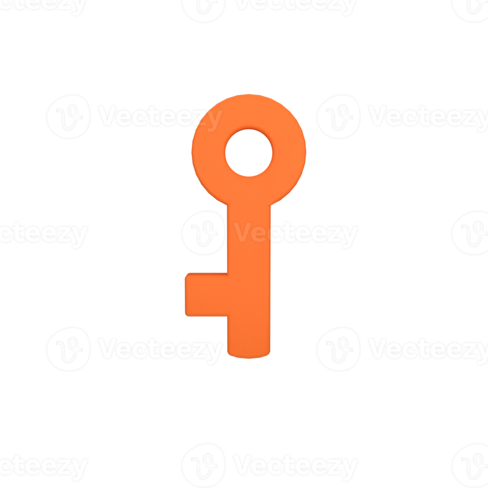 key 3d icon png