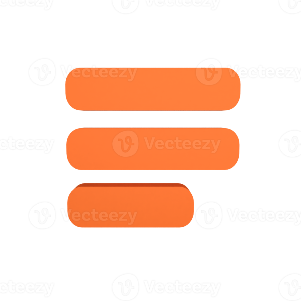paragraph 3d icon png