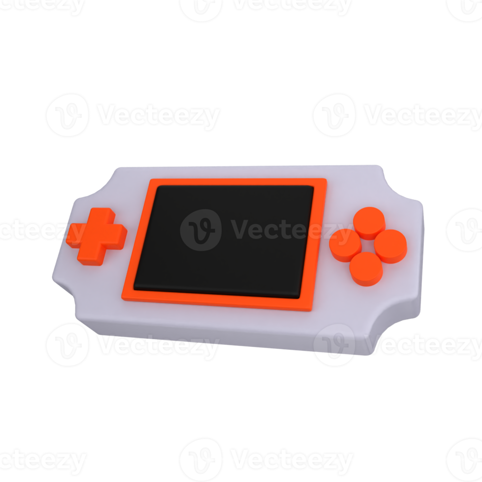 handheald console 3d icon png