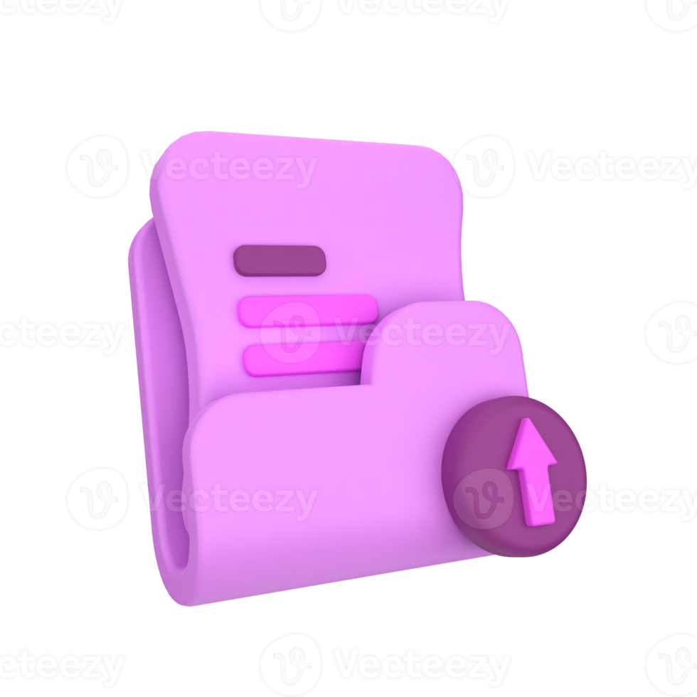upload folder 3d icon png