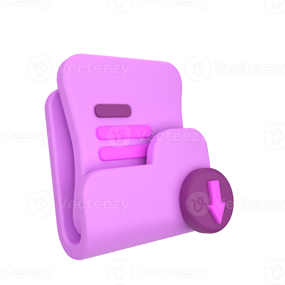 download folder 3d icon png