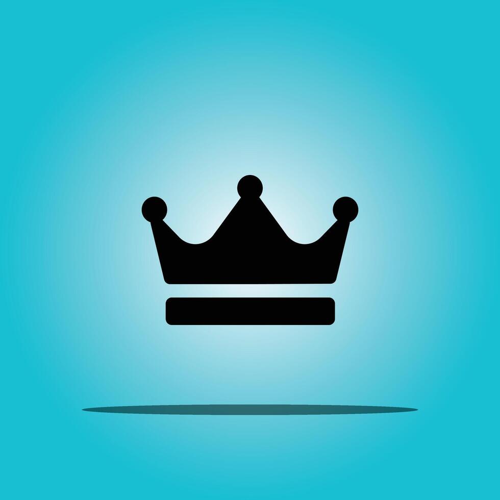 Crown illustration shadow vector