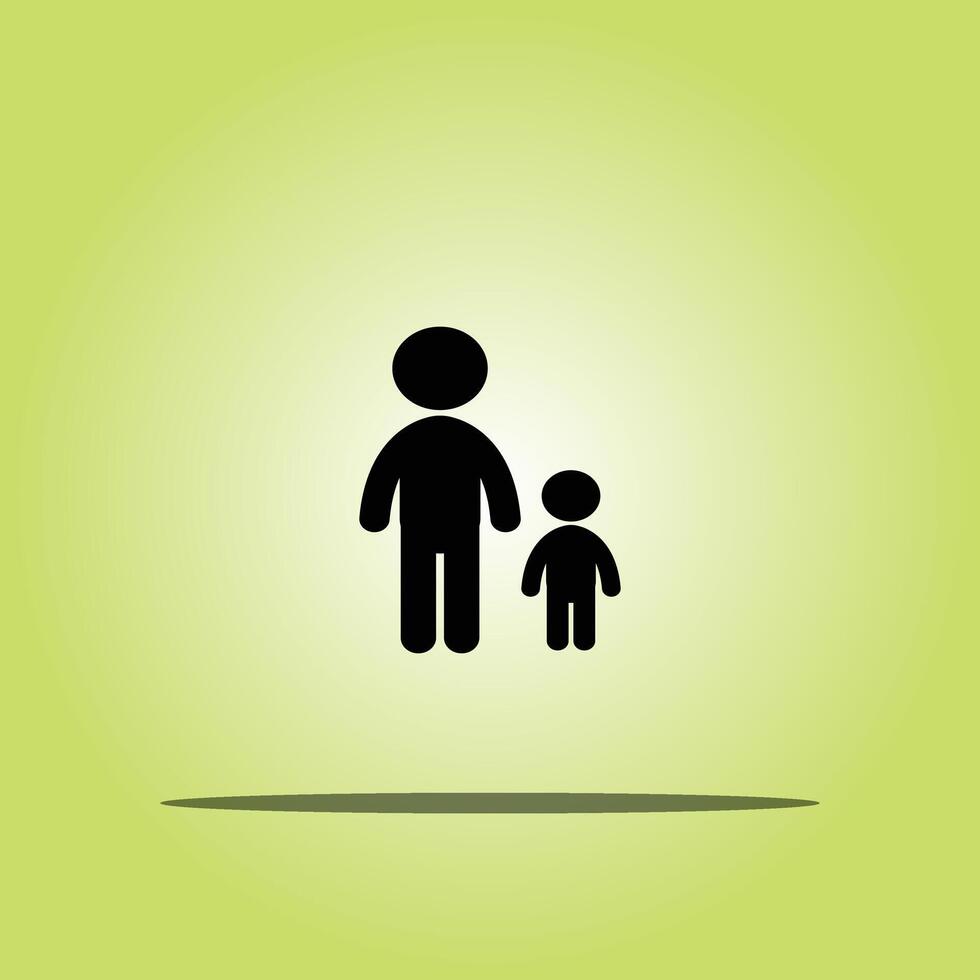 Human shadow illustration design vector