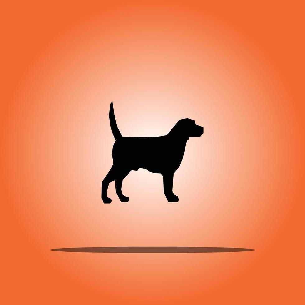 Dog illustration design idea vector