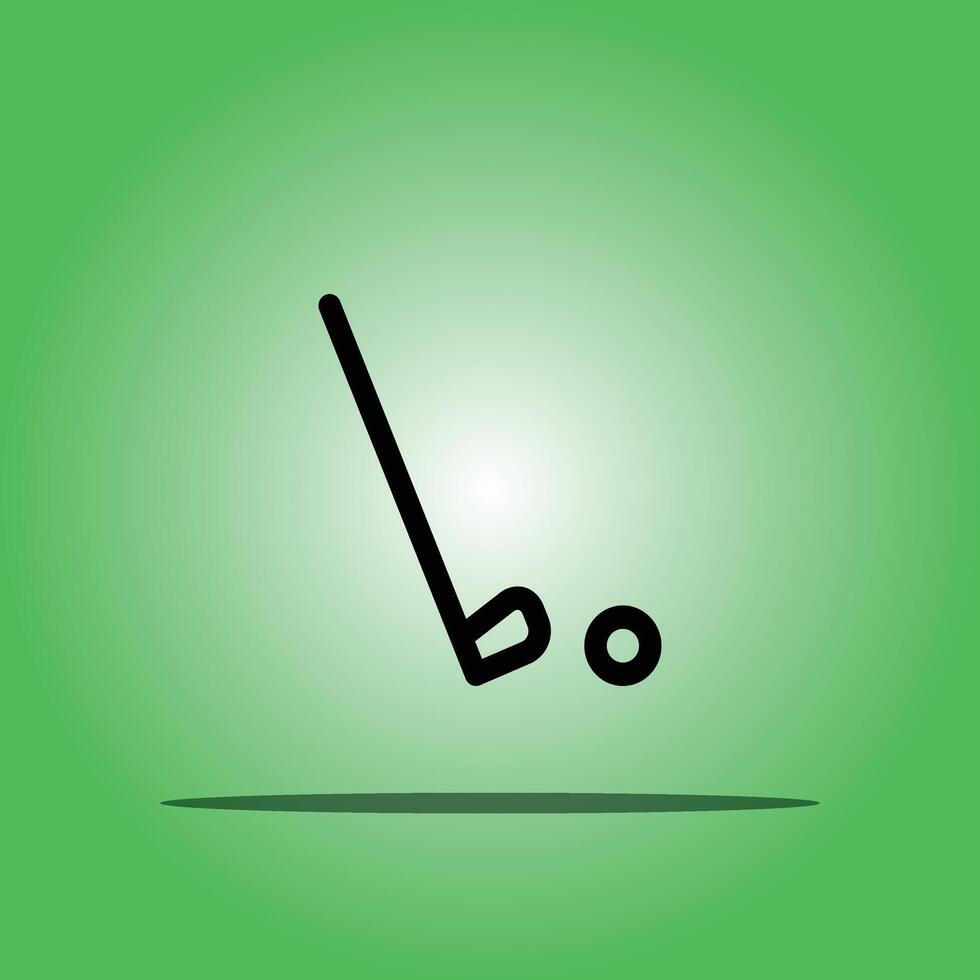 Golf illustration playing design vector