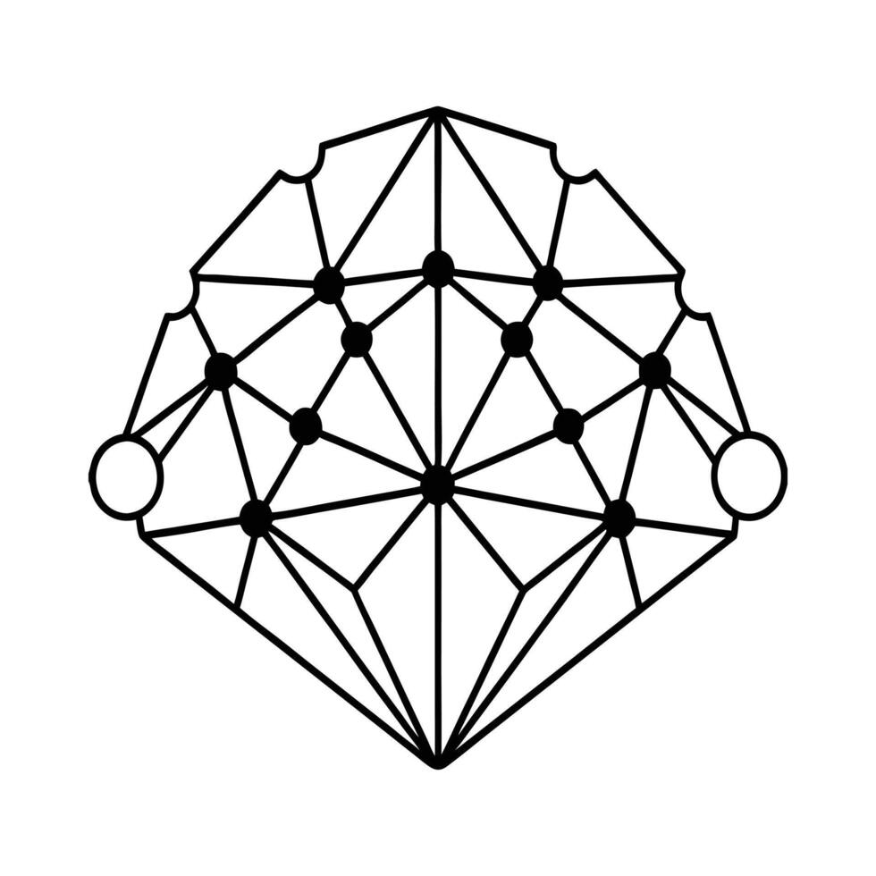 illustration of a diamond vector
