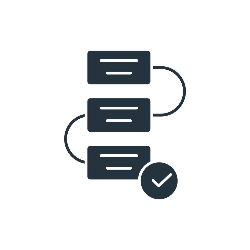 planification flat icons vector