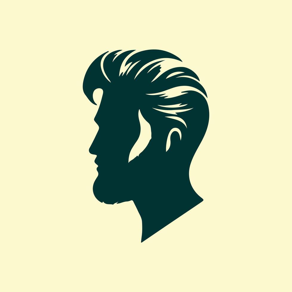Creative Hairstyles for Modern gents vector