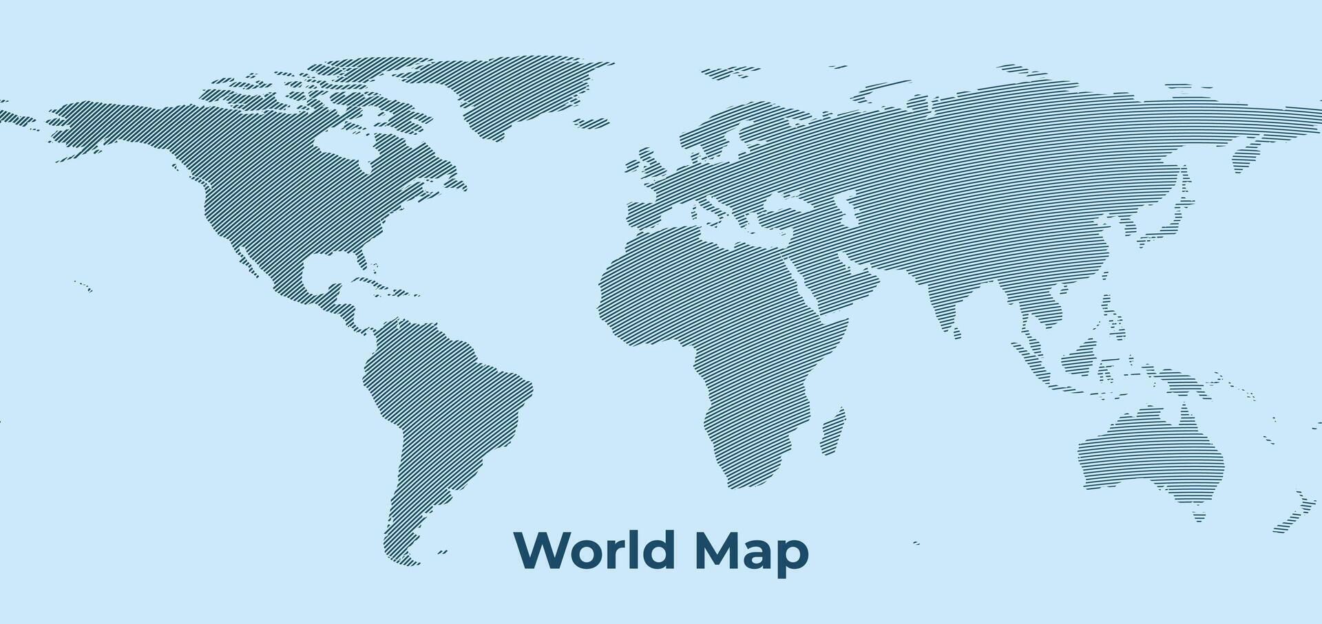 World Map Background with line Pattern - Global Dotted Texture vector