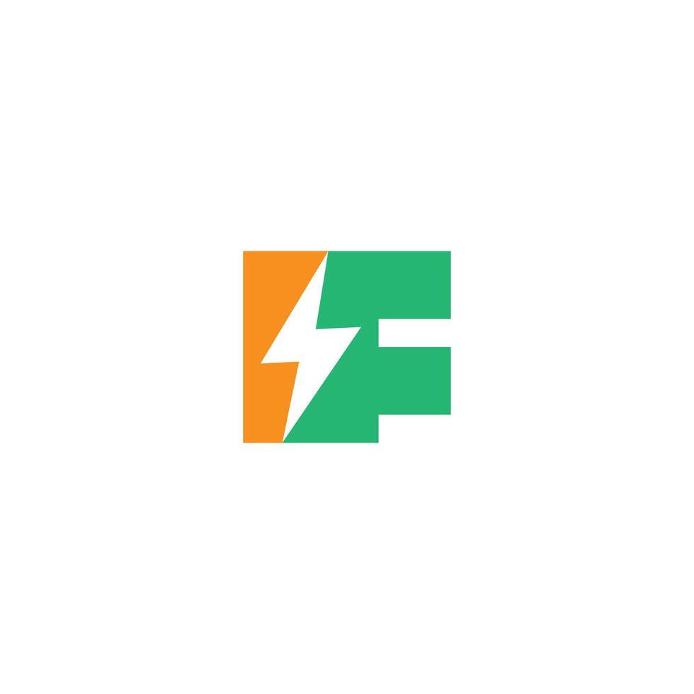 FI, IF Energy Abstract Initial Monogram Letter Alphabet Logo Design vector