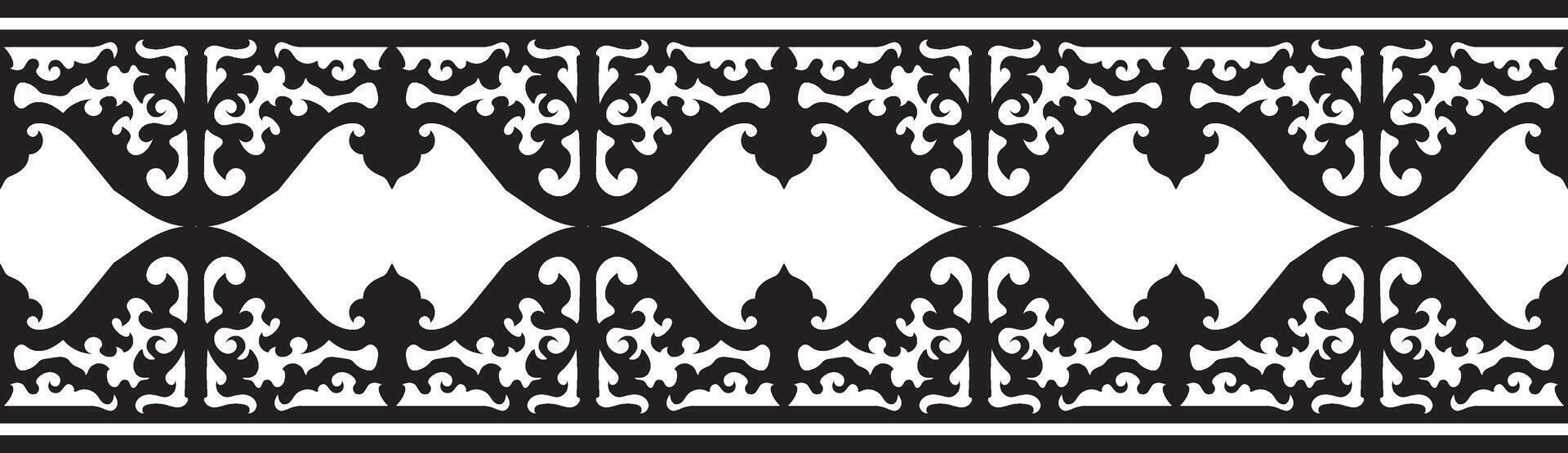 Vintage Ornamental Ethnic Border Design Pattern. vector