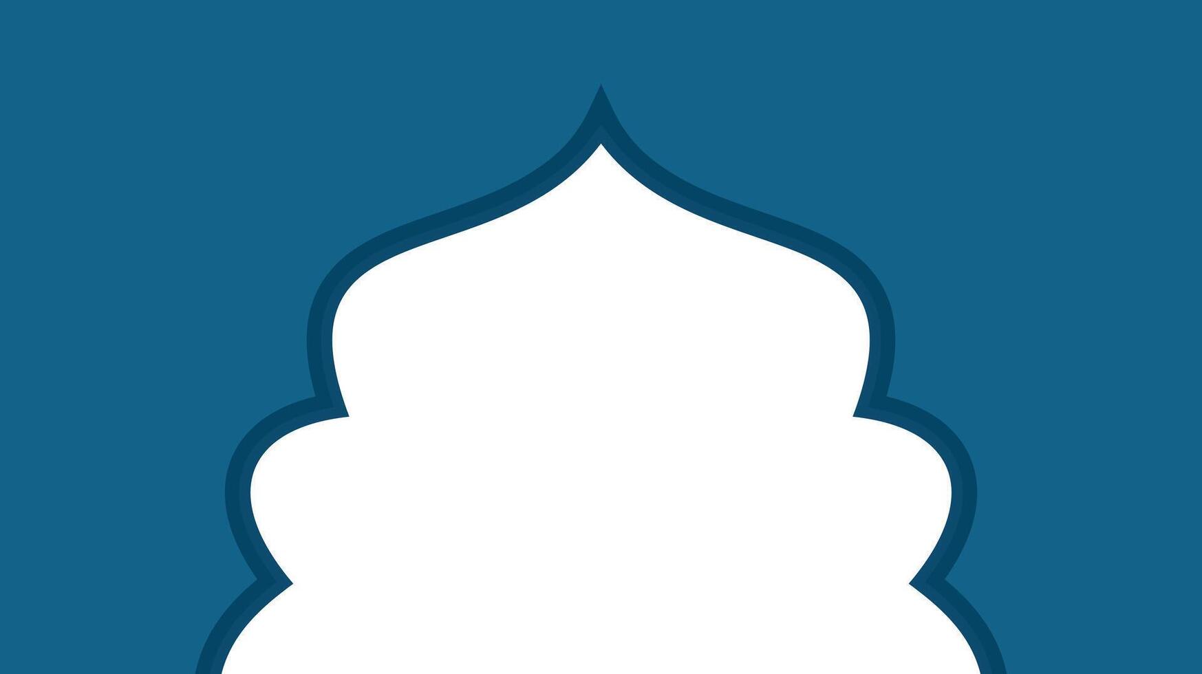 Modern Islamic Background with Elegant Curves vector