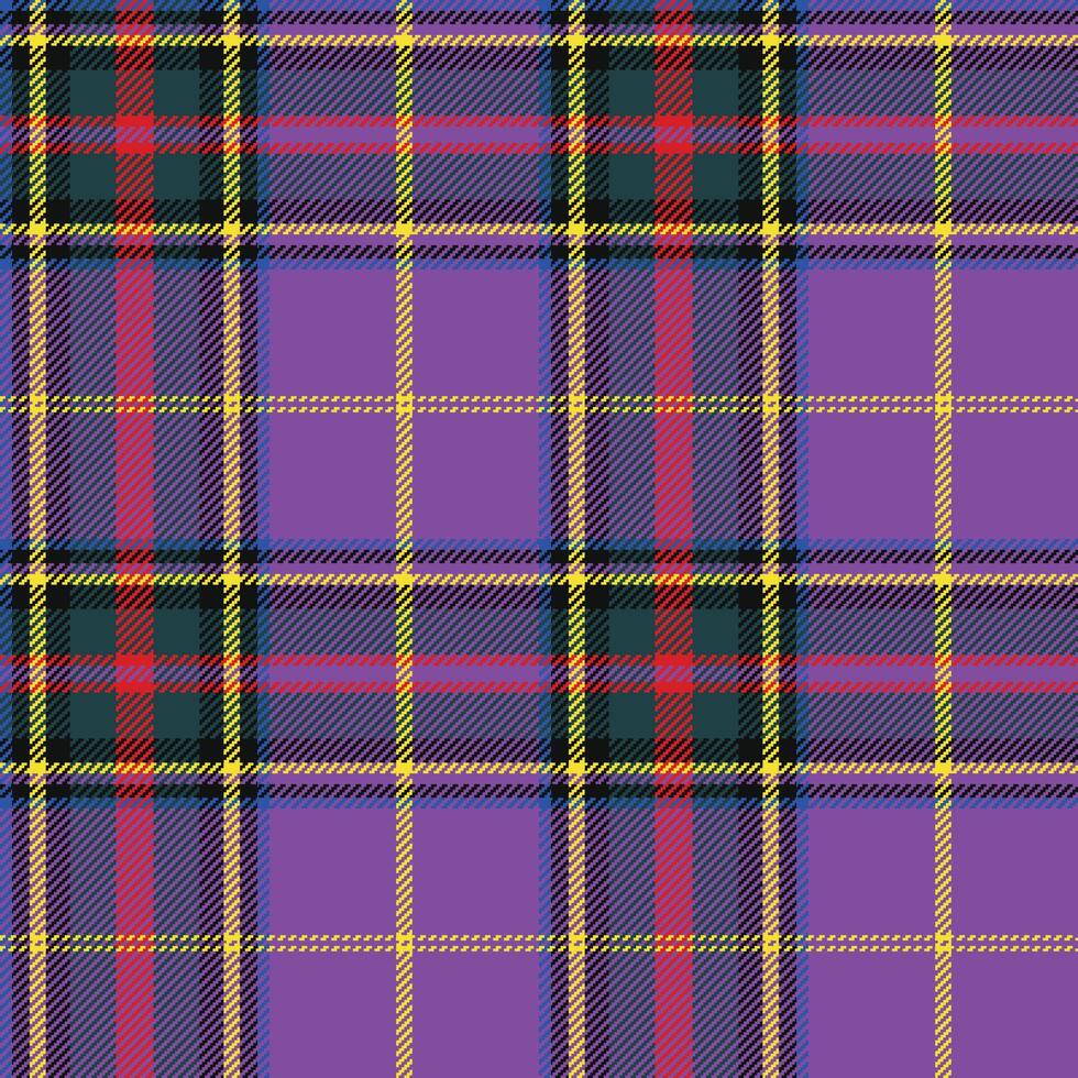 Twill plaid seamless pattern set background. Color straight and oblique cage herringbone pixel textured. Striped wallpaper. Printing on fabric, shirt, textile, curtain and tablecloth. vector