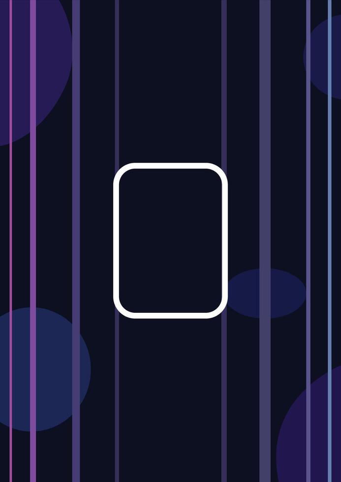 A square shape centered on a vibrant purple background, creating a striking visual contrast. vector