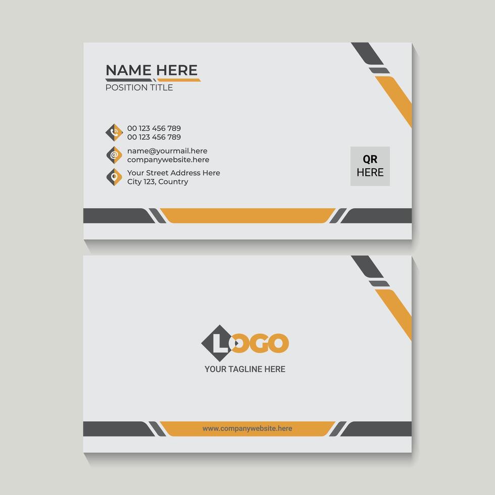 Business Card Design Template vector