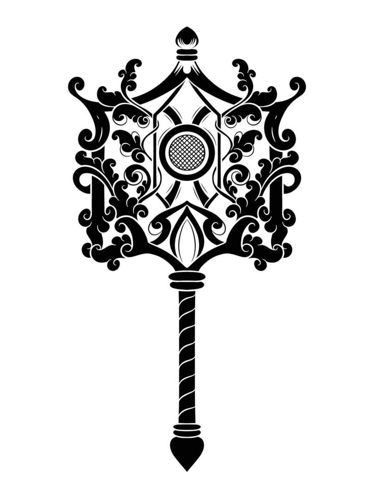 elegant lantern ornament luxury vector